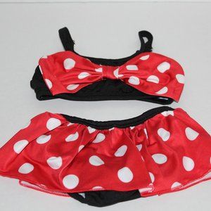 NWT Disney Style Minne Mouse Bathing Suit (0-3 M)
